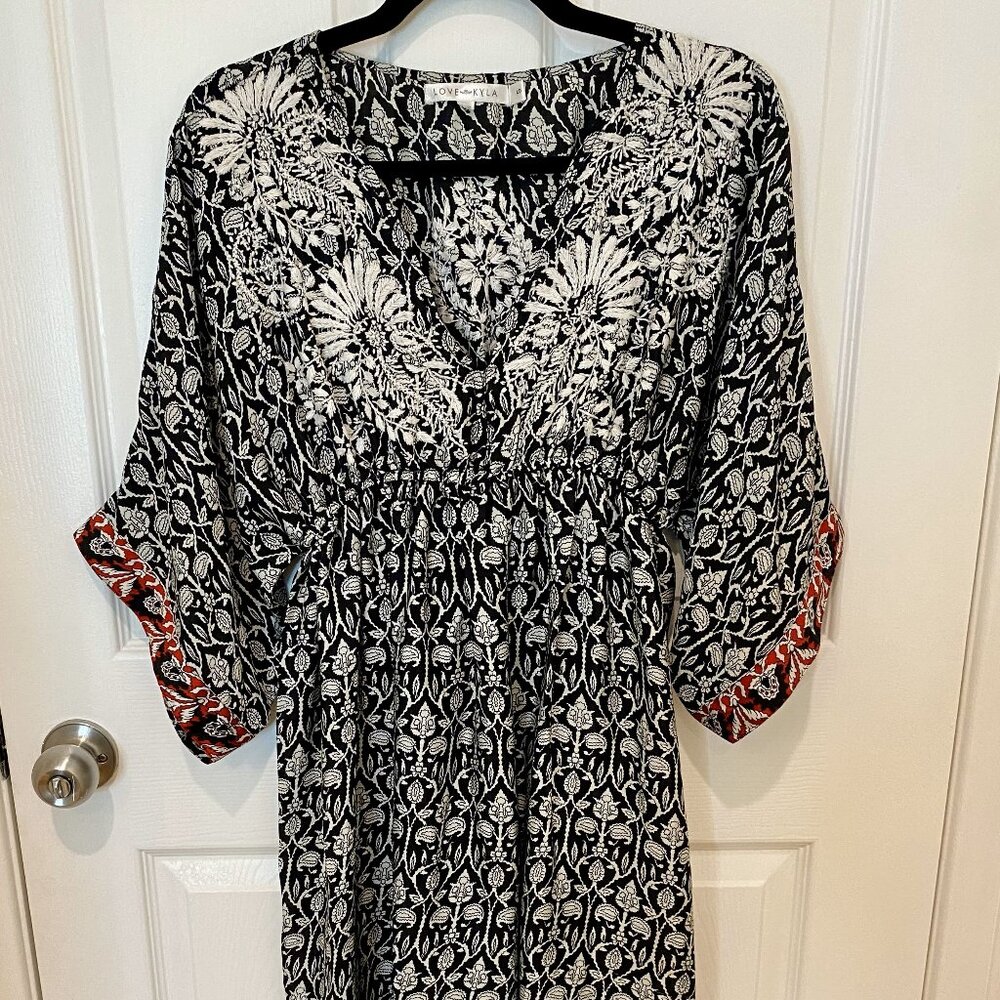 Love Kyla Floral Kaftan Maxi Dress